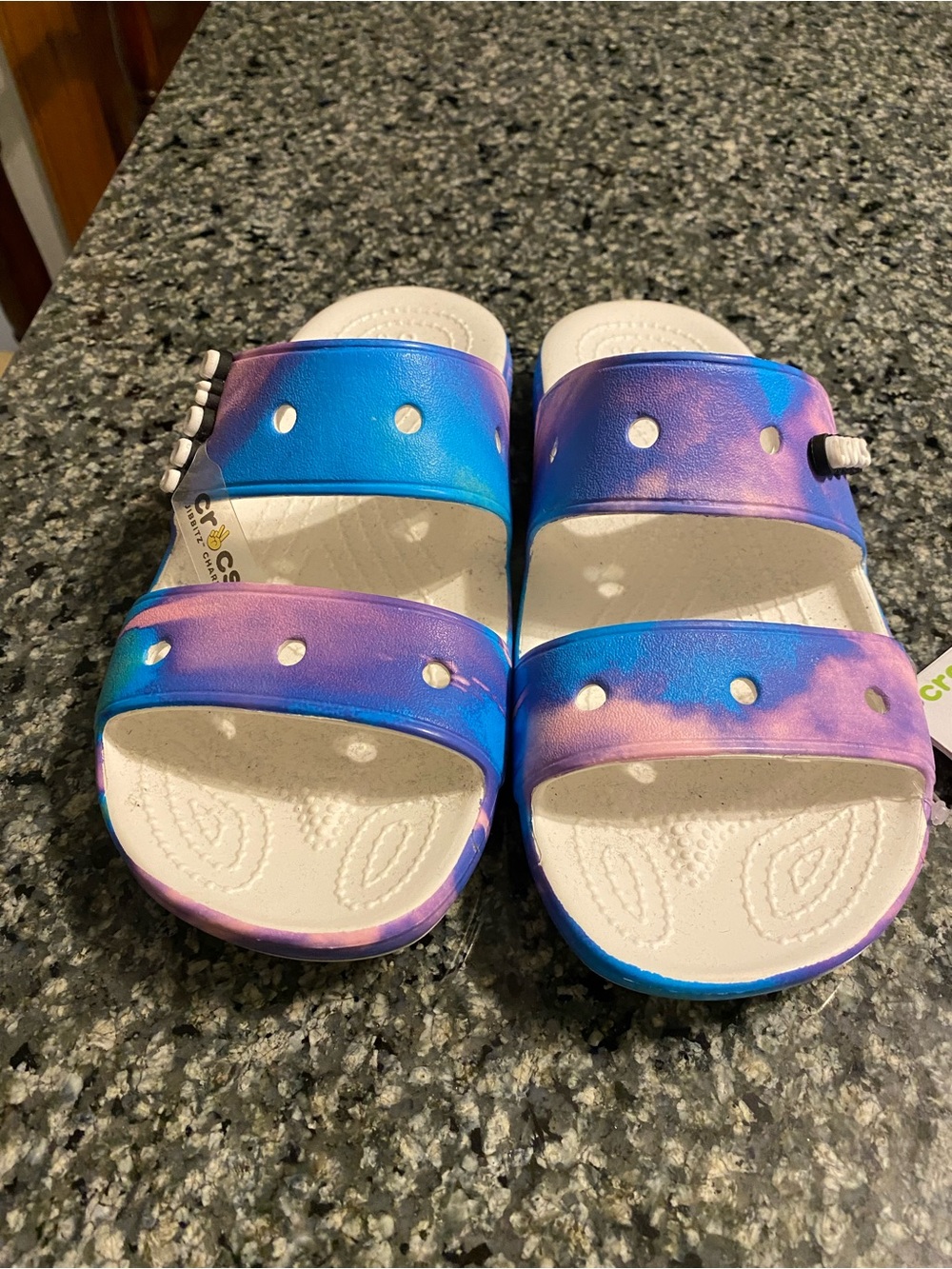 NWT CROCS woman’s sandals ‘outta this world’
